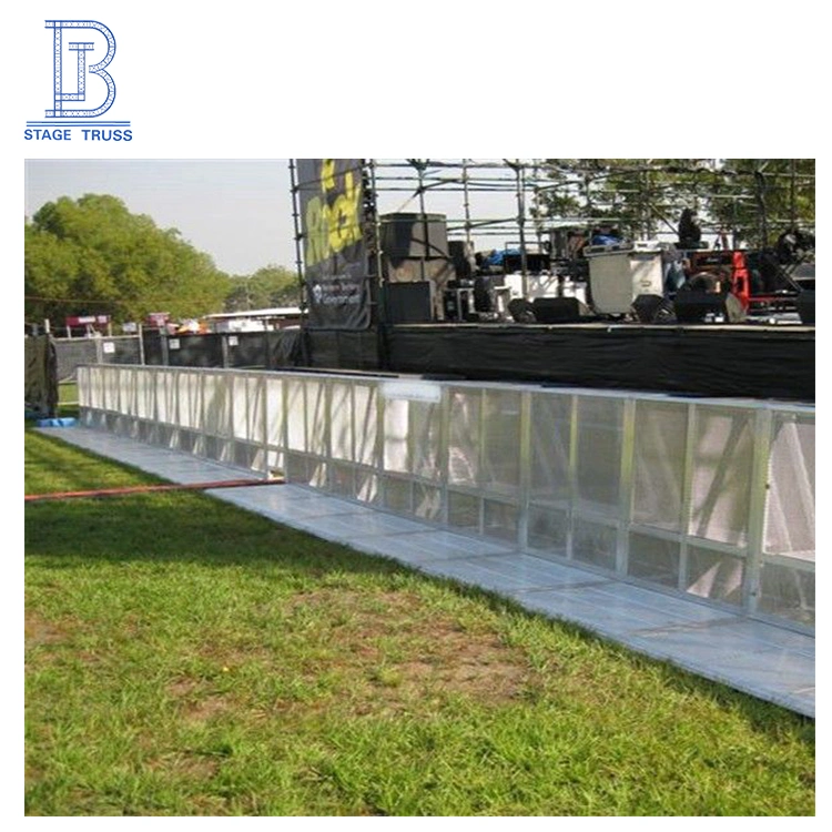 Steel Black Corcert Mojo Barricade Event Crowd Control Barrier