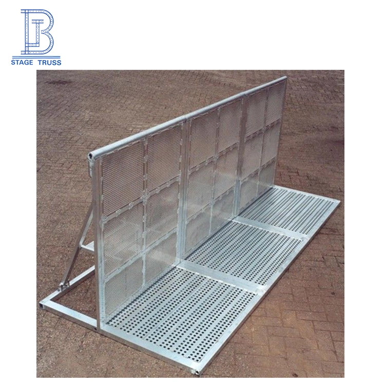 Crowd Barriers Aluminum Concert Barricade Crowd Control Aluminum Stage Aluminum Straight Barrier Sections