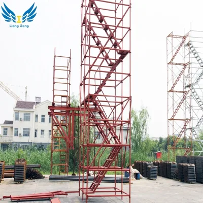 Tour d'échafaudage en acier d'usine de Lianggong Chine pour l'immeuble de bureaux élevé