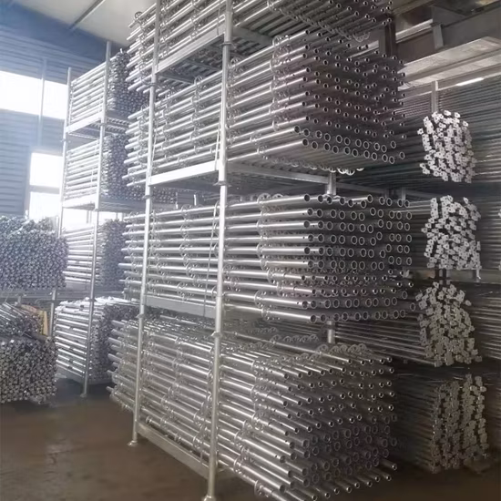 Échafaudage en acier à usage intensif Layher Échafaudage Ringlock polyvalent pour la construction de ponts/bâtiments