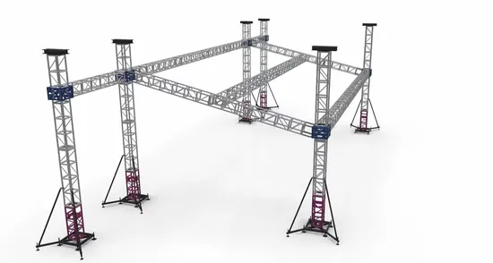 Système de treillis de toit de scène de concert en aluminium pour l'affichage